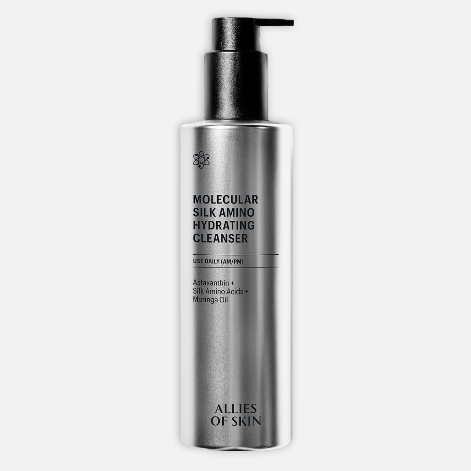 Молекулярное очищающее средство Allies Of Skin Molecular Silk Amino Hydrating Cleanser мини, 250 мл